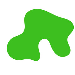 Green Abstract Blob Shapes