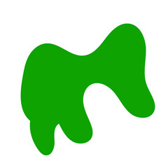 Green Abstract Blob Shapes