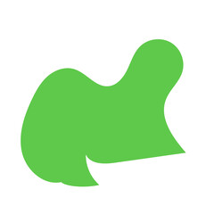 Green Abstract Blob Shapes