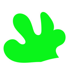 Green Abstract Blob Shapes