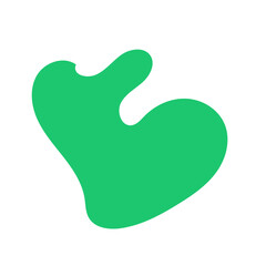 Green Abstract Blob Shapes