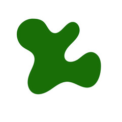 Green Abstract Blob Shapes