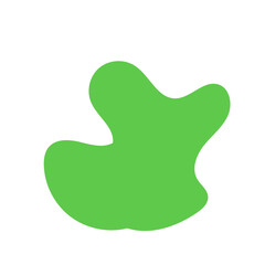 Green Abstract Blob Shapes