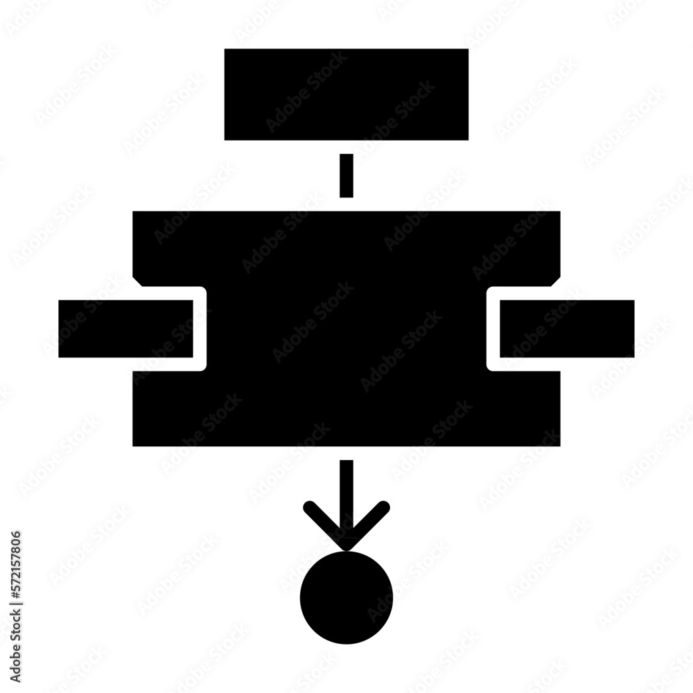 Poster vector design workflow icon style