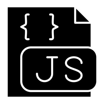 Vector Design Javascript File Icon Style