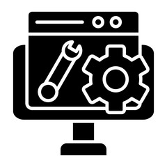 Vector Design Web Maintenance Icon Style