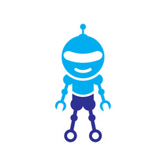 Robot logo images  illustration