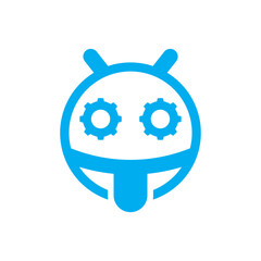 Robot logo images  illustration