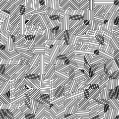 Abstract striped textured geometric pattern. Line Art Pattern.