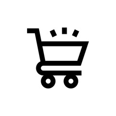 empty cart line icon