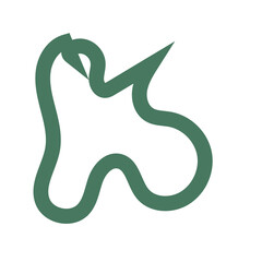 Green Lines Abstract Transparent 