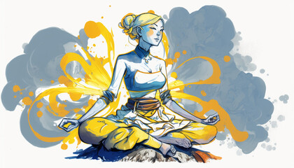 Fototapeta premium meditation