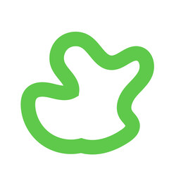 Green Lines Abstract Transparent 