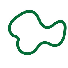 Green Lines Abstract Transparent 