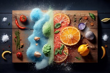 Spectacular Cutting Board Creative Explosive Placement  and High Definition 