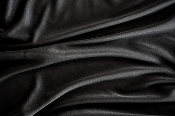 Black cloth texture can be use as background