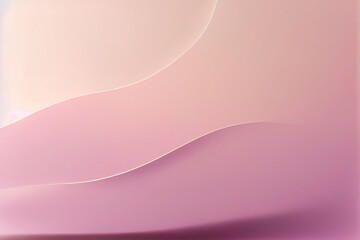 Pink smooth lines organic background. Illustration