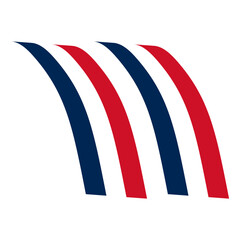 France Flag Ribbon