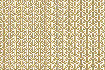 組亀甲のシームレスな透過パターン。和柄のイラスト。