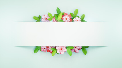 Flower Frame Background
