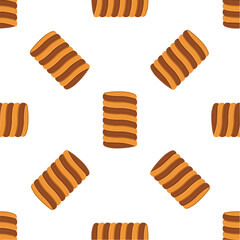 Pattern homemade cookie different taste in pastry biscuit
