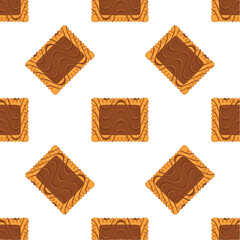 Pattern homemade cookie different taste in pastry biscuit