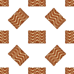 Pattern homemade cookie different taste in pastry biscuit
