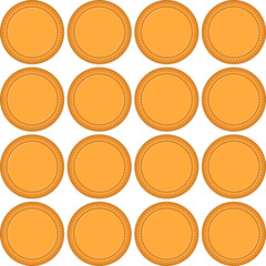 Pattern homemade cookie different taste in pastry biscuit