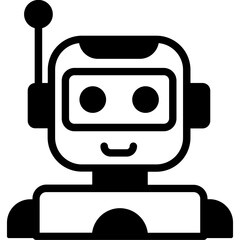 artificial intelligence vector icon easily modify

