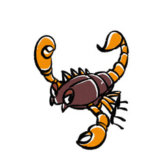 サソリ イラスト