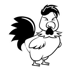 cartoon chicken