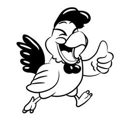 cartoon chicken
