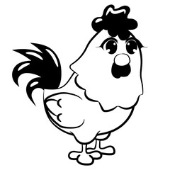 cartoon chicken
