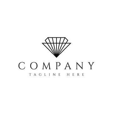 luxury diamond logo design