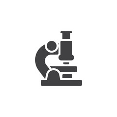 Microscope vector icon
