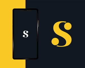 Luxury initial S logo design template