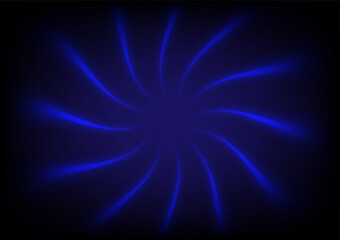 Abstract background blue wave technology. Energy explosion gradient color. Subconscious light meditation motion blur