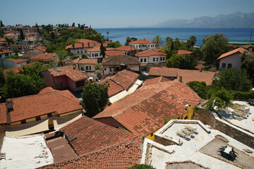 Fototapeta na wymiar Old Town of Antalya in Turkiye