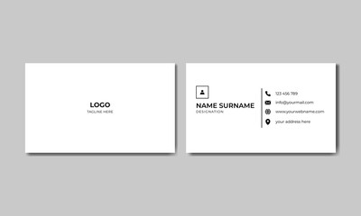 Minimal Business Card Design