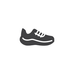 Running shoe vector icon