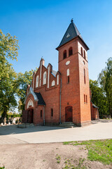 Fototapeta na wymiar Saint Roch's Church iSaint Roch's Church in Złotów, Greater Poland Voivodeship, Polandn Złotów