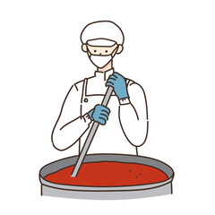 料理　調理シーン　加工　家庭科　ご飯　お菓子　工場　 © aya