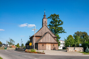 Wooden church of St. Klemens in Lgota Wielka, Lodz Voivodeship, Poland	