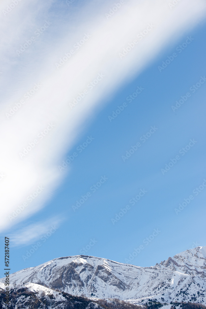 Wall mural Winter in the Pyrenees