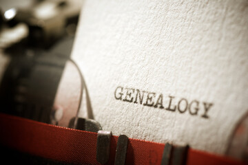 Genealogy concept view - obrazy, fototapety, plakaty