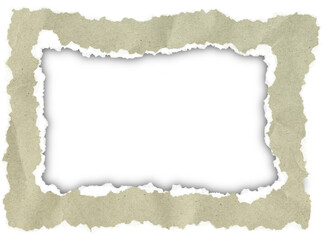 torn paper isolated on transparent background