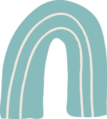 Obraz premium Abstract organic shape doodle