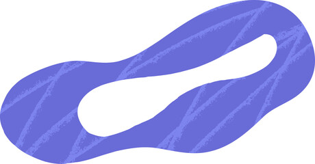 Abstract organic shape doodle