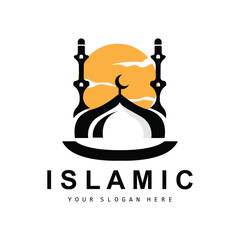 Mosque Logo, Vector Islamic, Islamic Day Ramadan Design, Eid Eid, And Eidul Adha