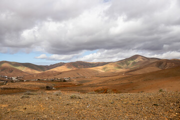 Land and mountains, Pajara, Fuerteventura